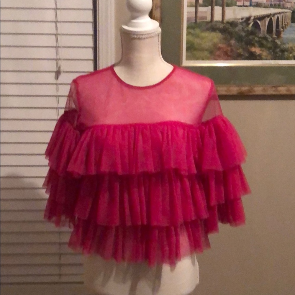 Hot pink top